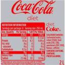 Coca-Cola Diet Soft Drink Bottle 2L