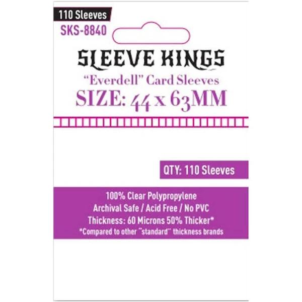 Sleeve Kings Board Game Sleeves Everdell Mini Compatible Sleeves (44mm x 63mm) (110 Sleeves Per Pack)