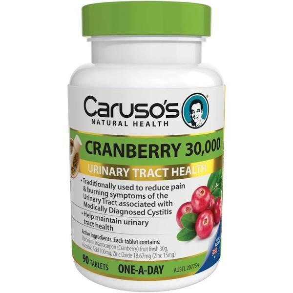 Caruso's Cranberry 30000 90 Tablets