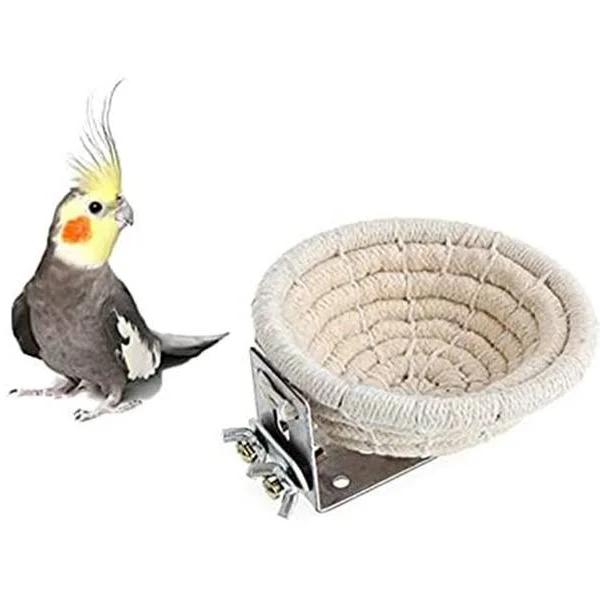 Handmade Cotton Rope Bird Nest Breeding Hatching House Cage, Large