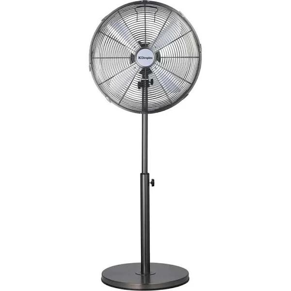 Dimplex High Velocity Oscillating Pedestal Fan Gunmetal 40cm