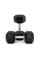 22.5kg Body Iron Hex Dumbbell Pair