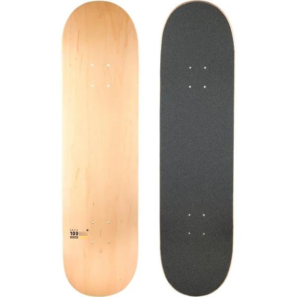 Decathlon Oxelo Maple Skateboard Deck with Grip DK100 8" - AfterPay & zipPay Available