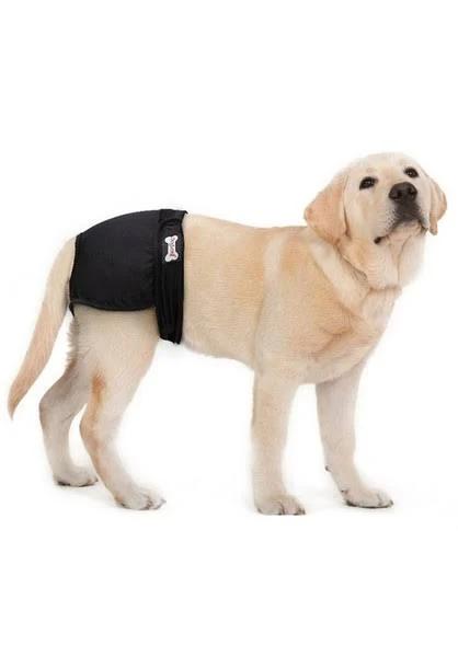 New Female Sanitary Dog Nappy Underpants Diaper Pants Black M L XL