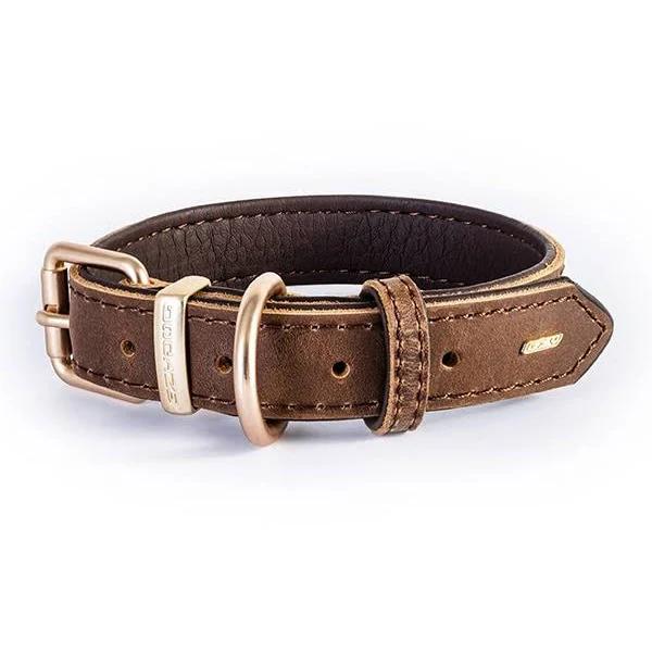 EzyDog Dog Collar Oxford Brown