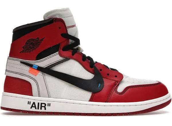 off-white x Air Jordan 1 Retro High OG 'Chicago' AA3834-101, 13 M