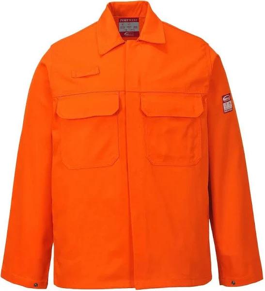 Portwest Mens Bizweld Jacket Orange 3XL Cotton Mens Jacket