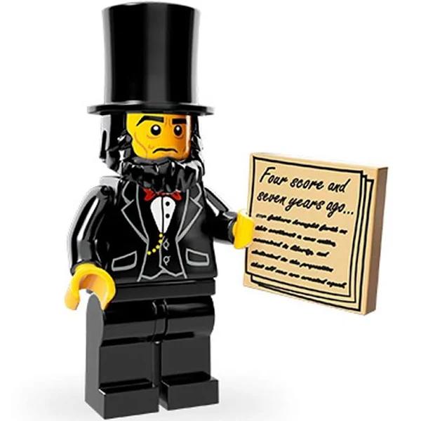 LEGO Minifigure Collection LEGO Movie Series Loose Abraham Lincoln