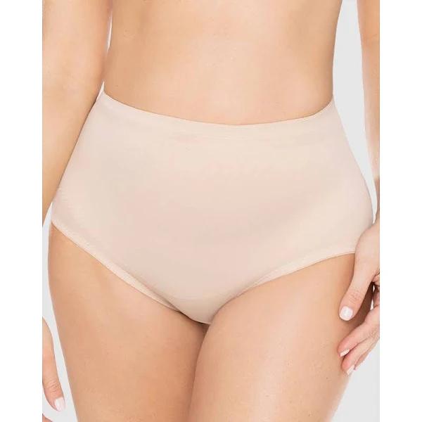 Flexible Fit Extra Firm Control High Waist Shaping Brief Nude / S by Miraclesuit Shapewear