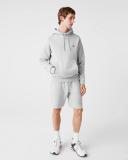 Lacoste Men's Kangaroo Pocket Organic Cotton Hooded Sweatshirt Grey Size M