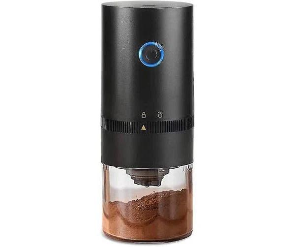 Portable Coffee Grinder, Electric Small Automatic Conical Burr Coffee Grinder, USB Rechargeable