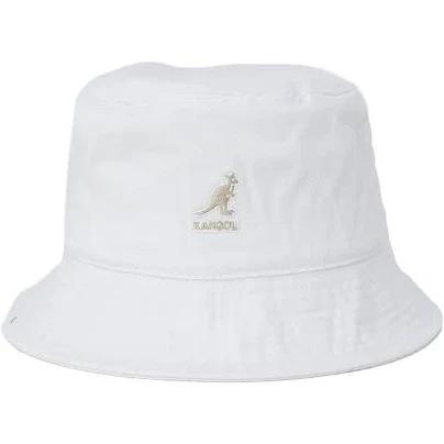 Kangol Washed Bucket Hat - White - M - Men