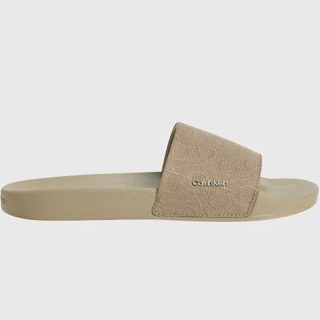 Calvin Klein - Women's Neutrals Sandals - Pool Slides - Size One Size, 40 at The Iconic