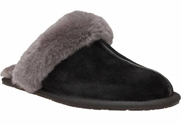 UGG Scuffette II Womens Slippers - Black Grey