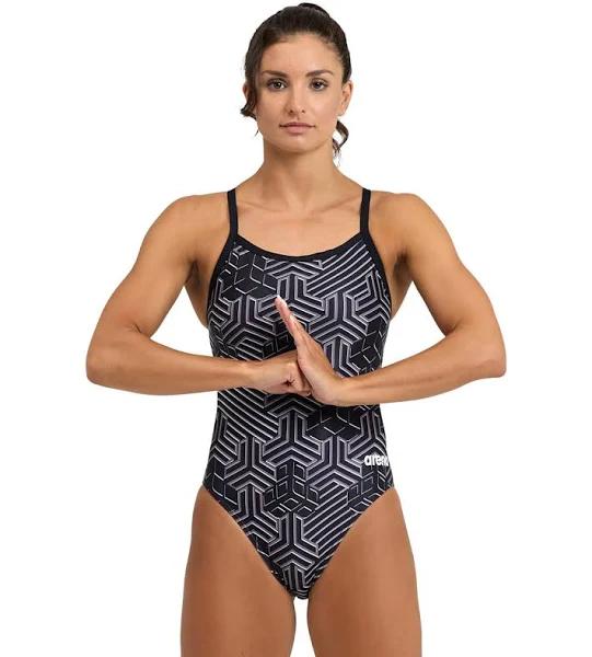 Arena Kiki Pro Challenge Back Swimsuit - Black/Multi