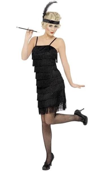 Black Fringe Flapper Costume