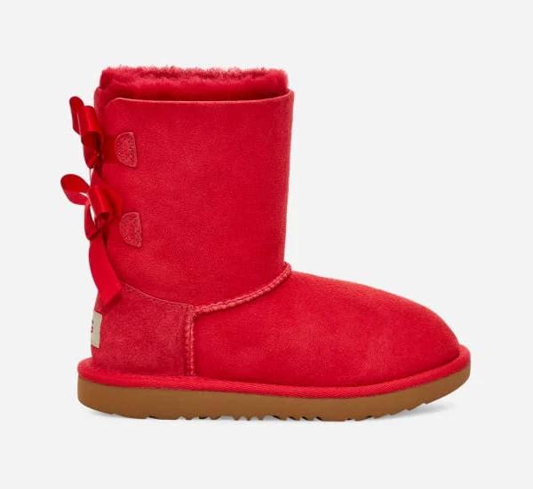 UGG Bailey Bow II Boot Ribbon Red (Kids)