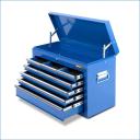 Giantz 9 Drawer Mechanic Tool Box Storage - Blue