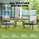 Livsip Outdoor Lounge Chairs & Table Set Dining Setting Patio Furniture