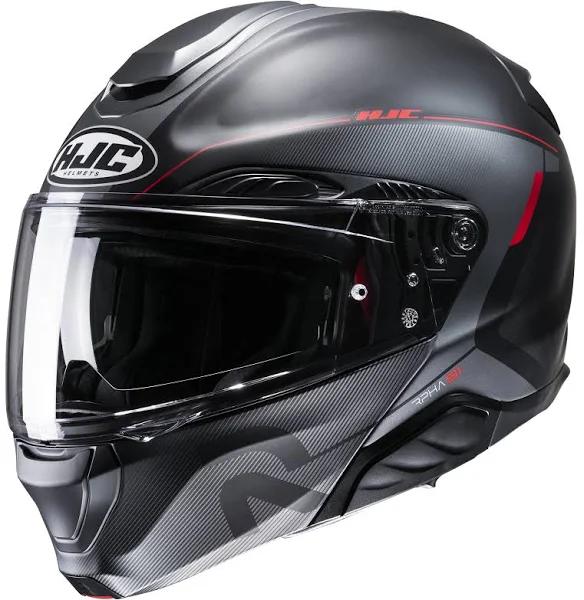 HJC RPHA 91 Combust Helmet - Grey/Red - LG