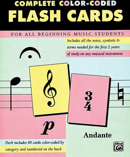 Complete Color Coded Flash Cards