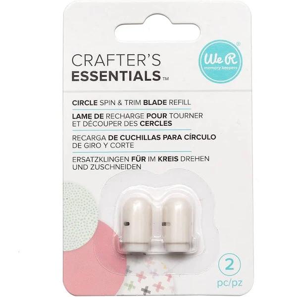 We R Memory Keepers Circle Spin & Trim Refill Blades 2/Pkg