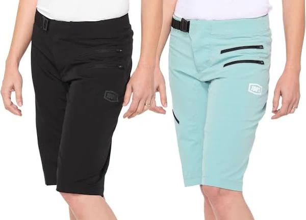 100% Airmatic Women's Shorts Seafoam - XL