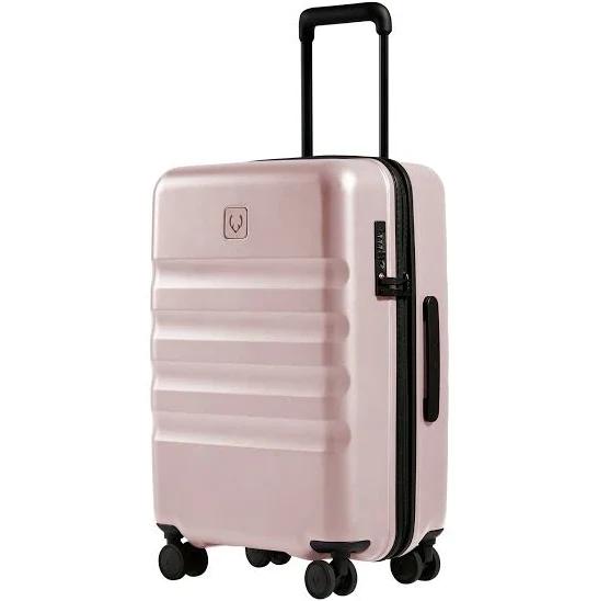 Antler Large Carry-on Luggage in Moorland Pink - Icon Stripe | Size: 24cm x 58cm x 39.5cm