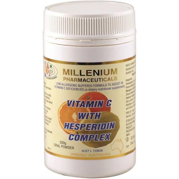 Millenium Pharmaceuticals Vitamin C With Hesperidin Complex 200 G