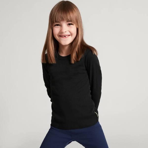 Kathmandu KMDCore Kids' Long Sleeve Top - Black - 6yrs - AfterPay & zipPay Available