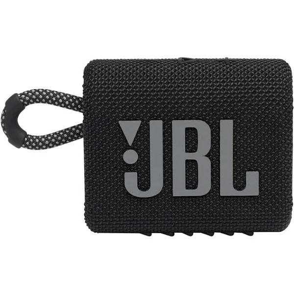 JBL Go 3 Black Portable Bluetooth Speaker