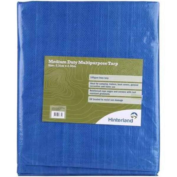 Hinterland Medium Duty Multipurpose Tarp 2.31m x 2.92m