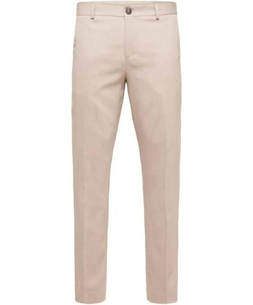 Selected Neil Slim Fit Dress Pants Beige 46 Man