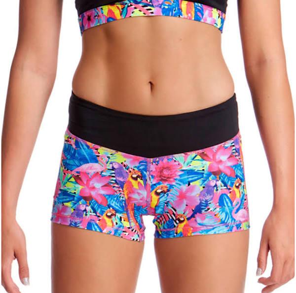 Funkita Fit Mimi Mini Gym Short Club Tropo | Ladies Activewear