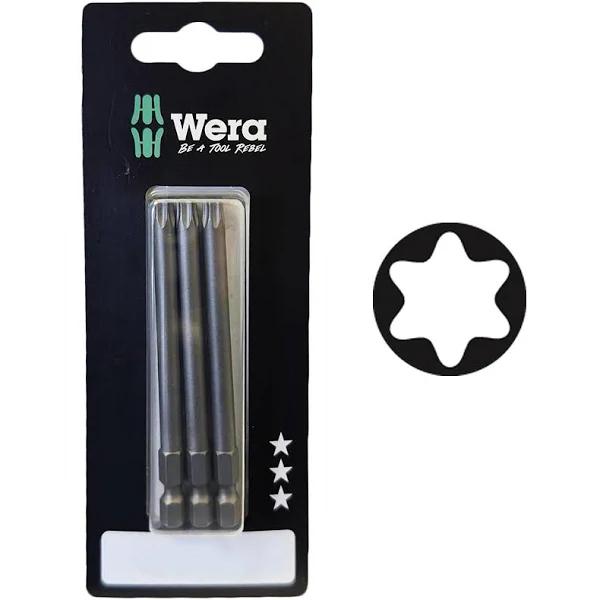 Wera 10 x 89mm TX 867/4 Z SB Bit Screwdriver Torx 05073470001 by Total Tools