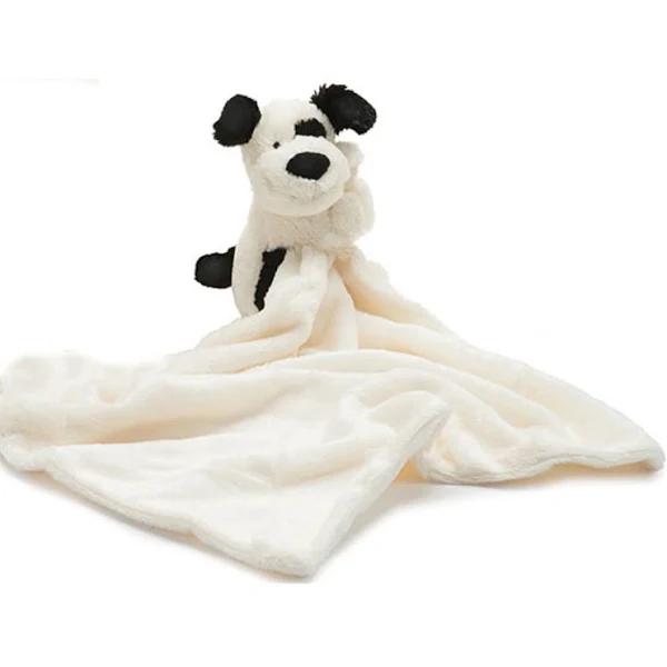 Jellycat - Bashful Black & Cream Puppy Soother