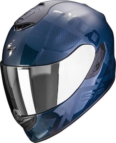 Scorpion EXO-1400 Evo Carbon Air Cerebro Blue XL