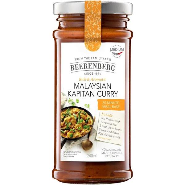 Beerenberg Malaysian Kapitan Curry Meal Base 240ml