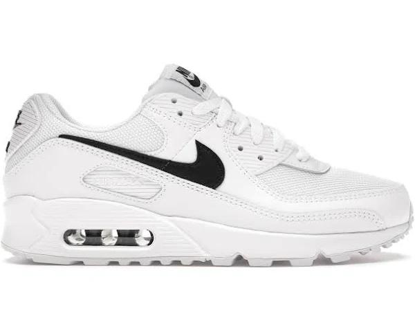 Nike Air Max 90 Women's - White/Black - Womens - 9.5