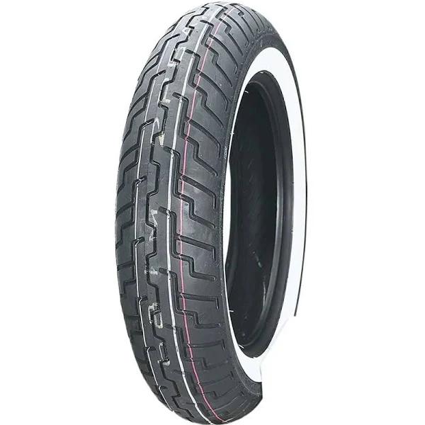 Dunlop D404 Wide White Wall 74 TL Custom Rear Tire Silver 150 / 90 / R15