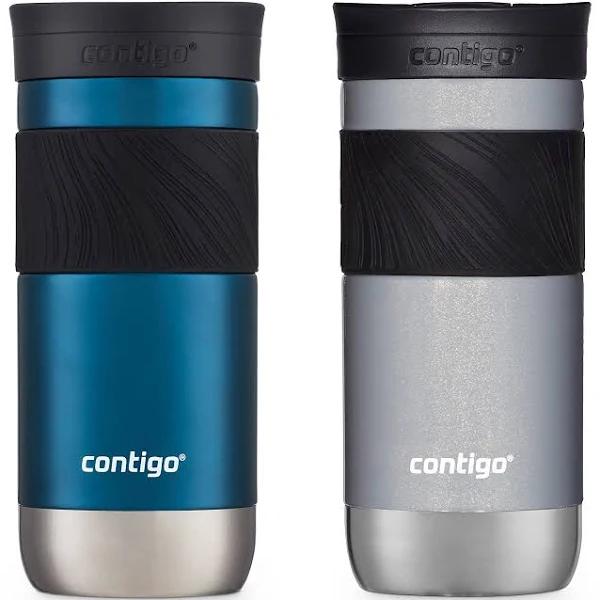 Contigo Byron Vacuum-Insulated Stainless Steel Travel Mug with Leak-proof Lid, Reusable Coffee Cup or Water Bottle, BPA-Free, Keeps Drinks Hot or