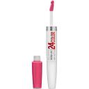 Maybelline Super Stay 24 Color Lip Color + Balm Topcoat, Pink Goes On 215