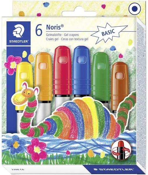 Staedtler Noris Club Gel Crayons 6 Pack