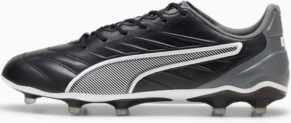 Puma King Pro FG Firm Ground Cleats (Eclipse Pack) in Black - Size 12.5