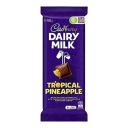 Cadbury Dairy Milk Tropical Pineapple Chocolate Block 180g