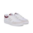 New Balance 480 Sneakers in White & Red