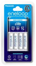 Panasonic Battery Charger With 4 Pack AA Eneloop Batteries