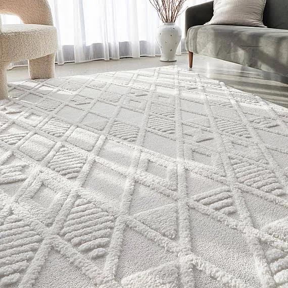 Marigold Lisa Floor Rug White by Freedom