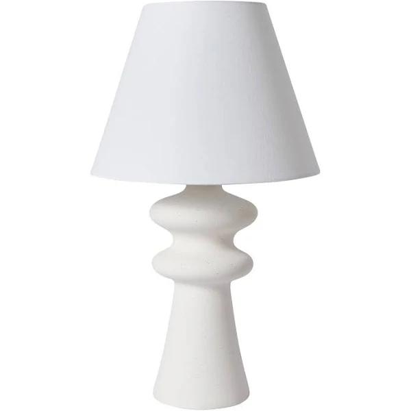 Chloe Ceramic Table Lamp 66cm | White Shade | Lighting | Early Settler Furniture