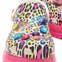 Crocs White Lisa Frank Edition Mega Crush Clogs